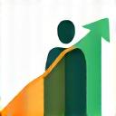 Personalized chart or growth icon