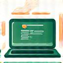 Online course or workshop icon
