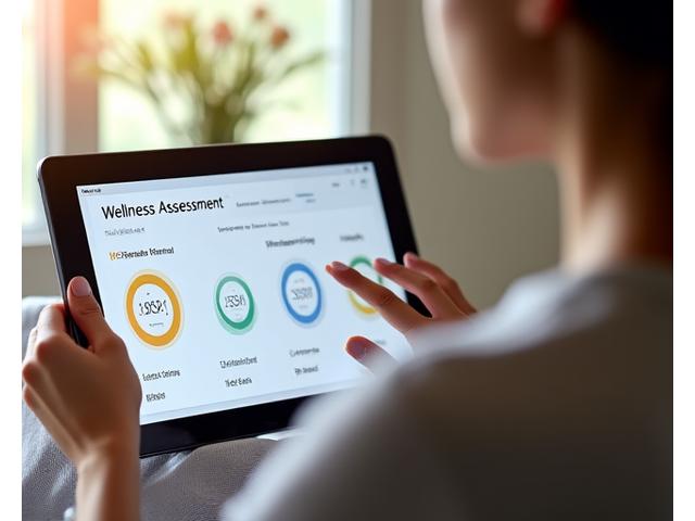 Interactive preview of Veridian Bloom's personalized wellness assessment showing data inputs and example recommendations.